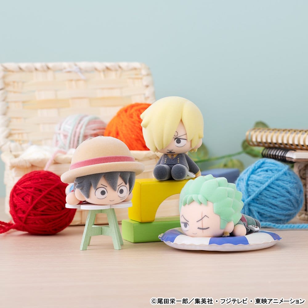 One Piece Nuippo Blind Box Mini Figures 6 cm Display (6)