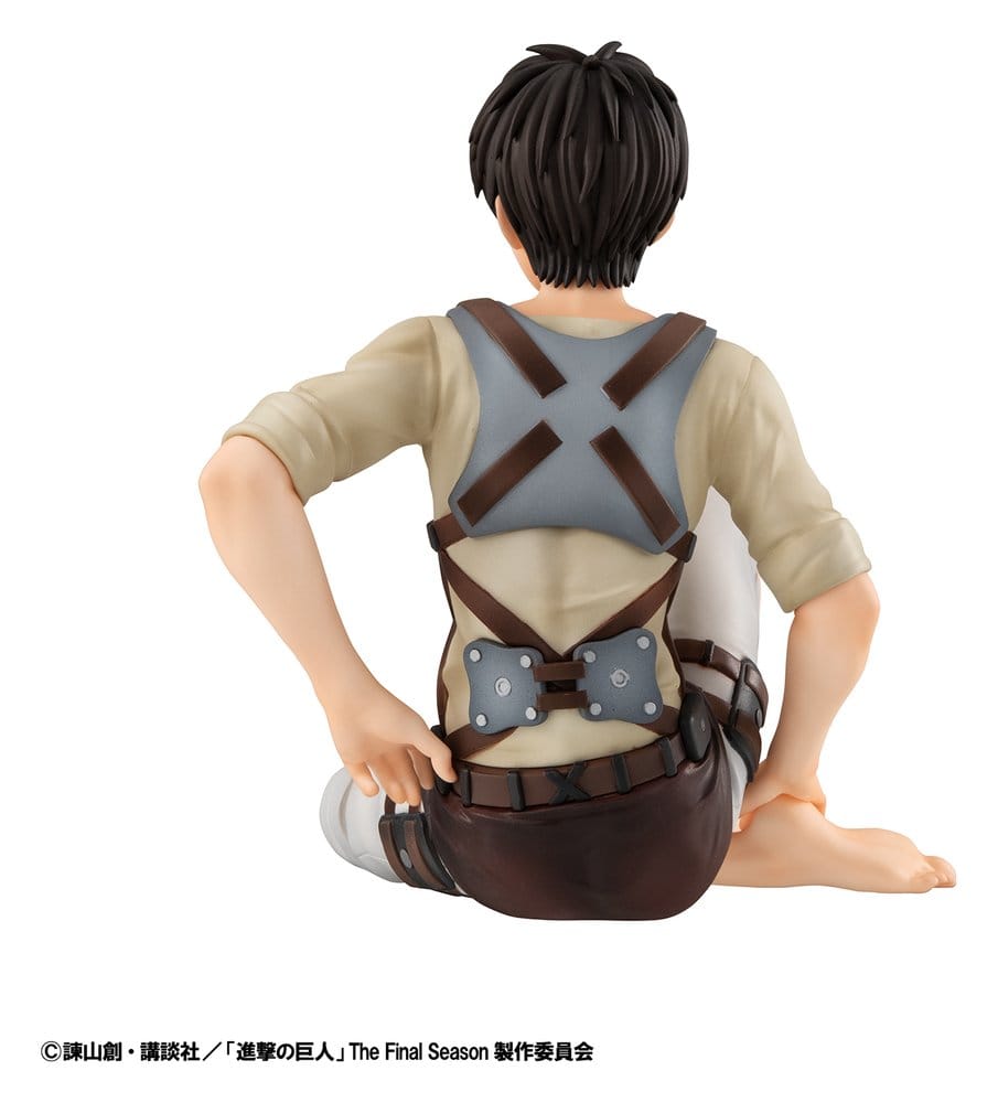 Attack on Titan G.E.M. Series PVC Figures 2-Pack Eren Yeager & Squad Captain Levi Palm Size