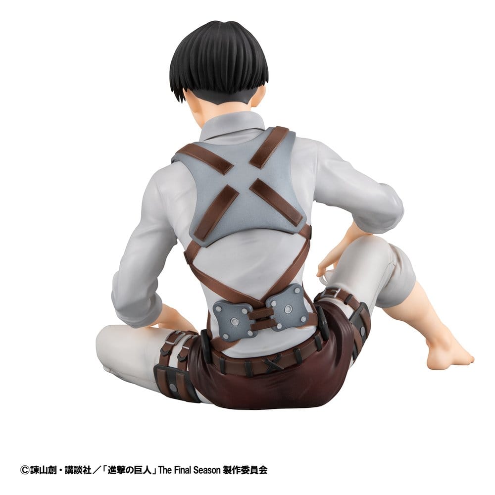 Attack on Titan G.E.M. Series PVC Figures 2-Pack Eren Yeager & Squad Captain Levi Palm Size