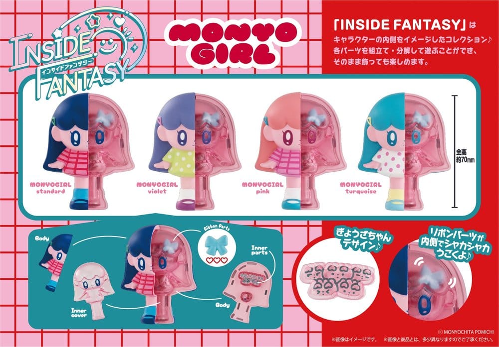 Inside Fantasy Mini Figures Monyogirl 7 cm Blind Box Display (4)