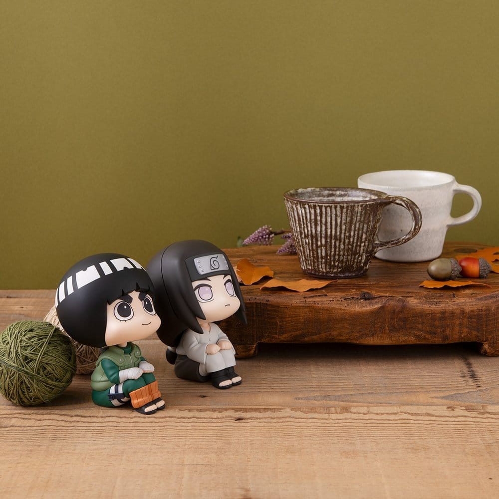 Naruto Shippuden Look Up PVC Figures 2-Pack Rock Lee & Neji Hyuga 11 cm (with gift)