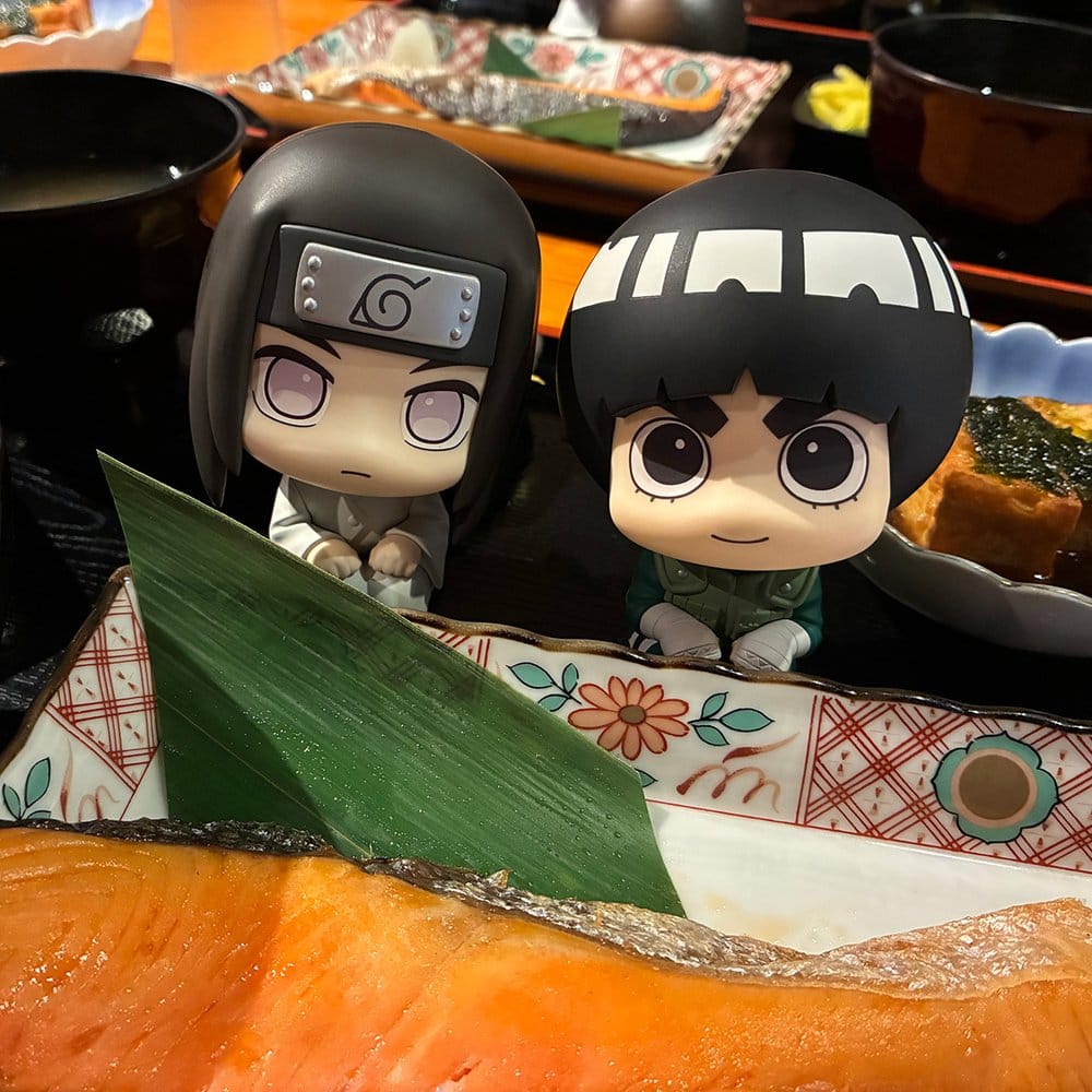 Naruto Shippuden Look Up PVC Figures 2-Pack Rock Lee & Neji Hyuga 11 cm (with gift)