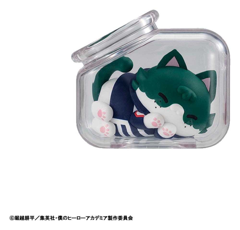 My Hero Academia Mega Cat Project Mini Figures Good Night Heroaca Cats 6 cm Blind Box Display (8)