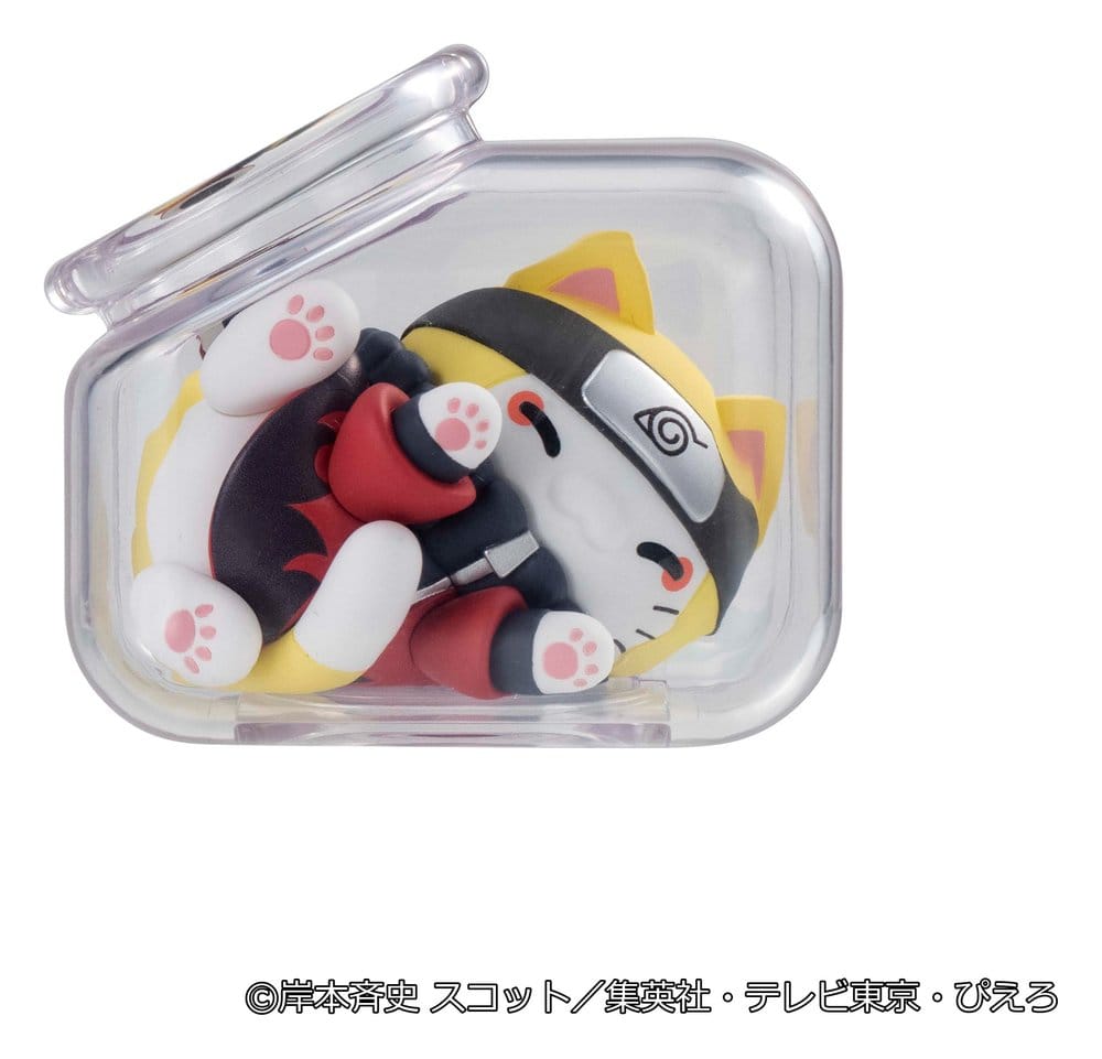 Naruto Shippuden Mega Cat Project Mini Figures Good Night Nyaruto! Gathering Akatsuki Edition Vol. 1 6 cm Blind Box Display (8)