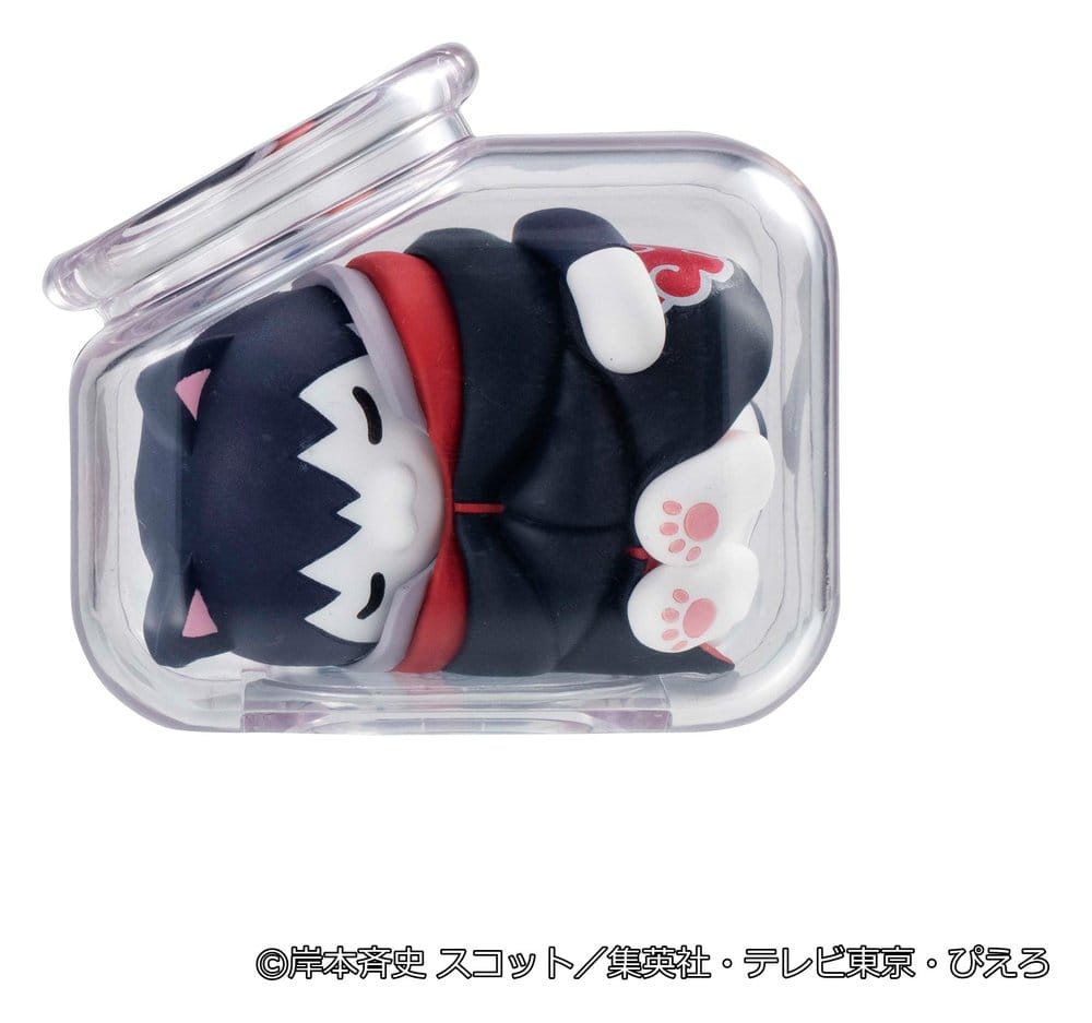 Naruto Shippuden Mega Cat Project Mini Figures Good Night Nyaruto! Gathering Akatsuki Edition Vol. 1 6 cm Blind Box Display (8)