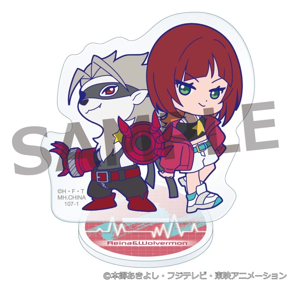 Digimon Buddycolle Acrylic Stands Beatbreak 6 cm Blind Box Display (6)