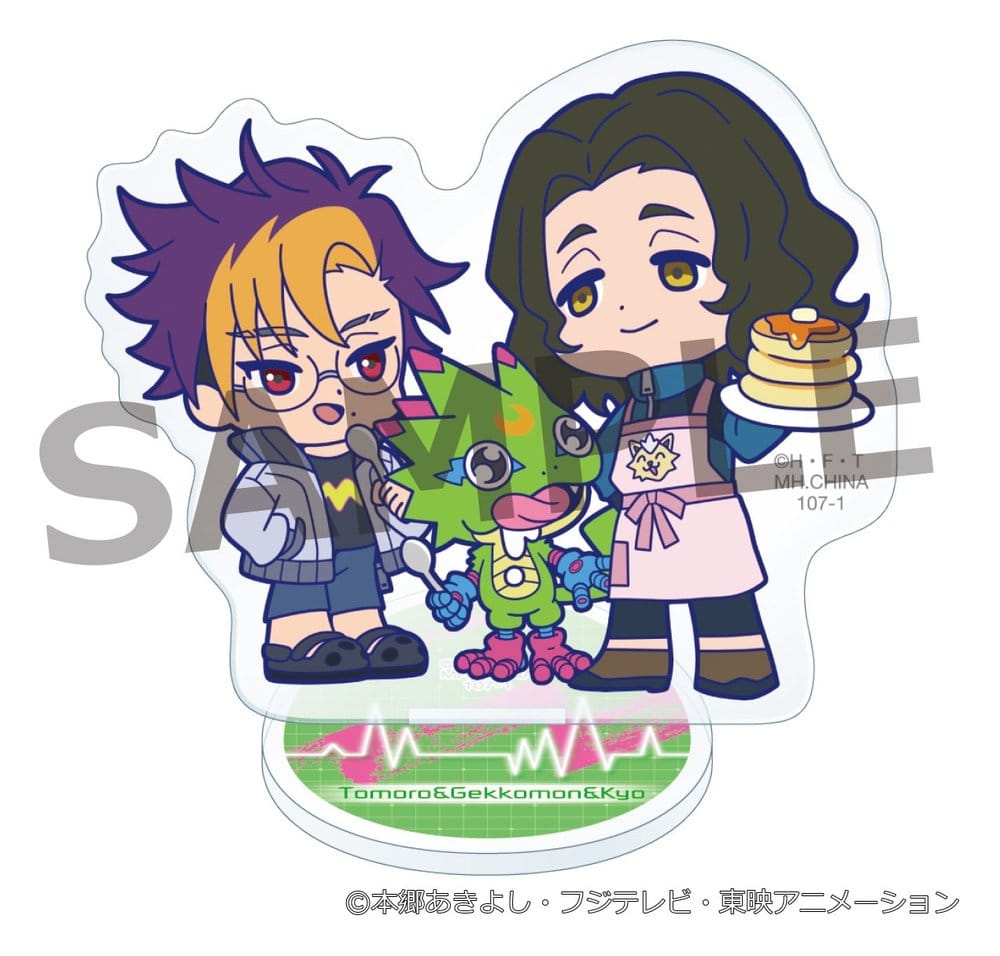 Digimon Buddycolle Acrylic Stands Beatbreak 6 cm Blind Box Display (6)