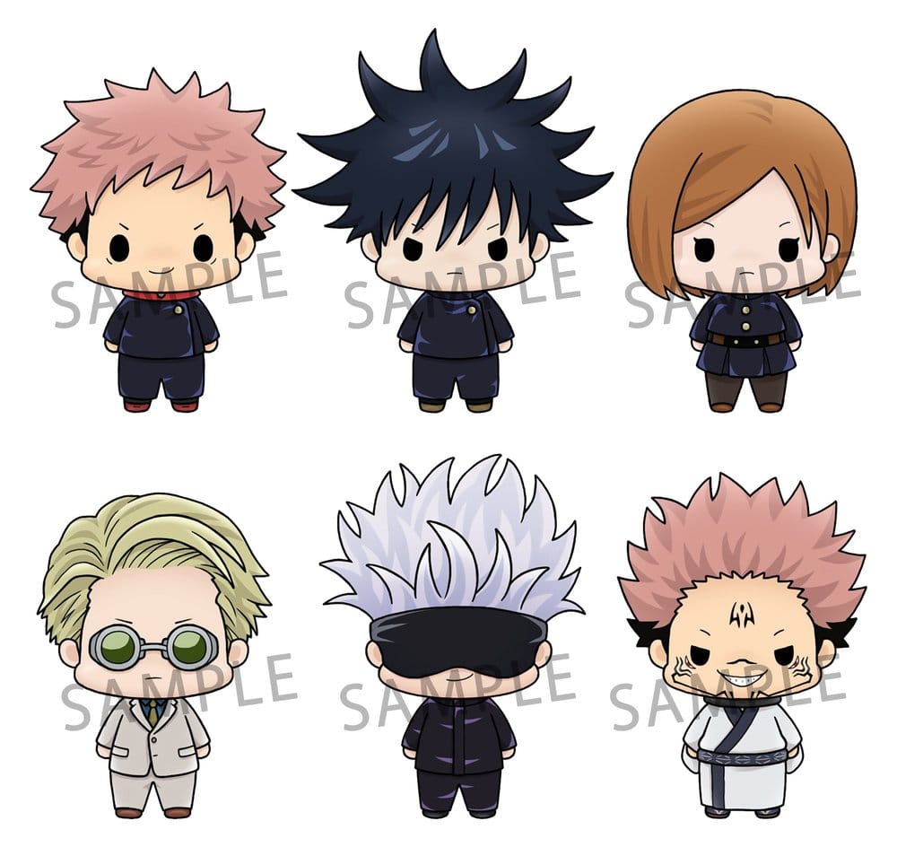 Jujutsu Kaisen Chokorin Collection Mini Figures 5 cm Blind Box Display (6)