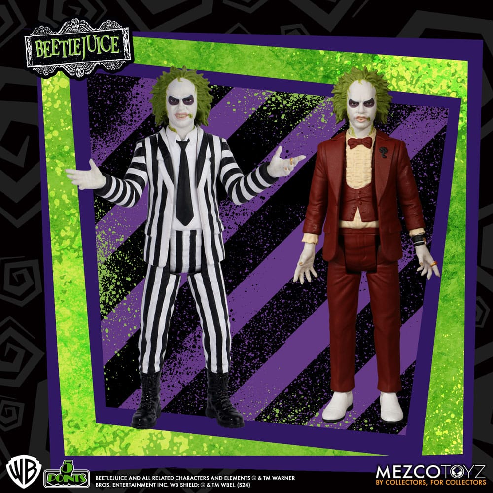 Beetlejuice 5 Points Action Figures 10 cm Assortment (14)