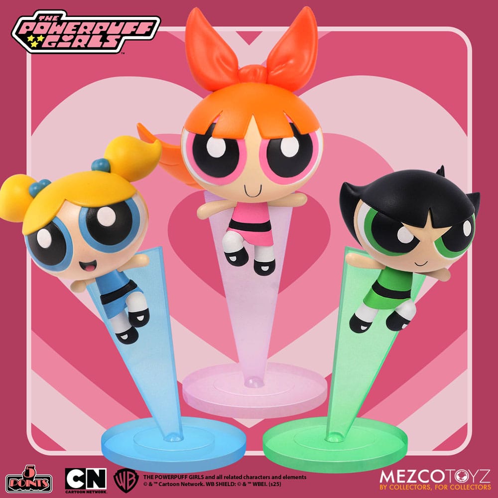The Powerpuff Girls Christmas Vacation 5 Points Action Figures 10 cm Assortment (16)
