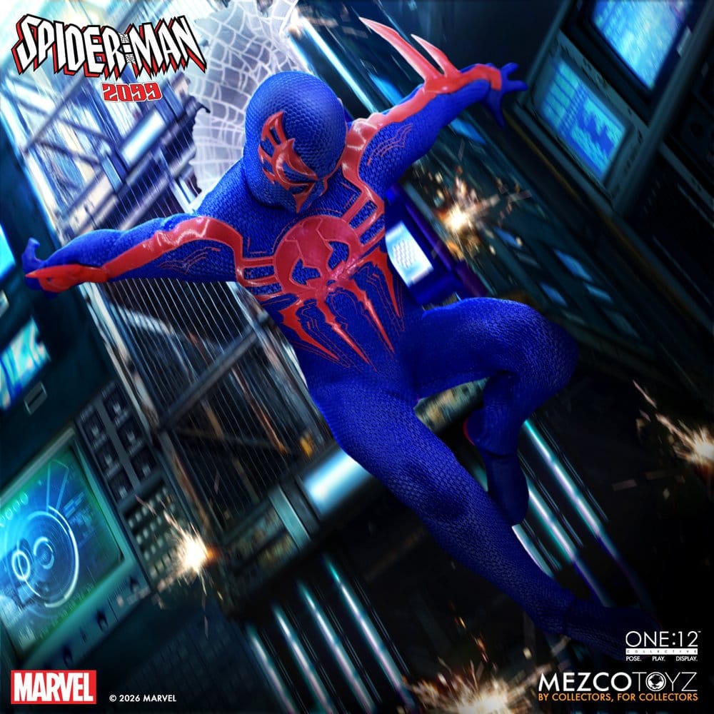 Marvel Comics One:12 Collective Action Figure 1/12 Spider-Man 2099 17 cm
