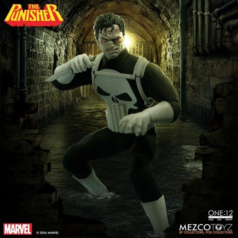 Marvel Comics One:12 Collective Action Figure 1/12 Punisher 17 cm
