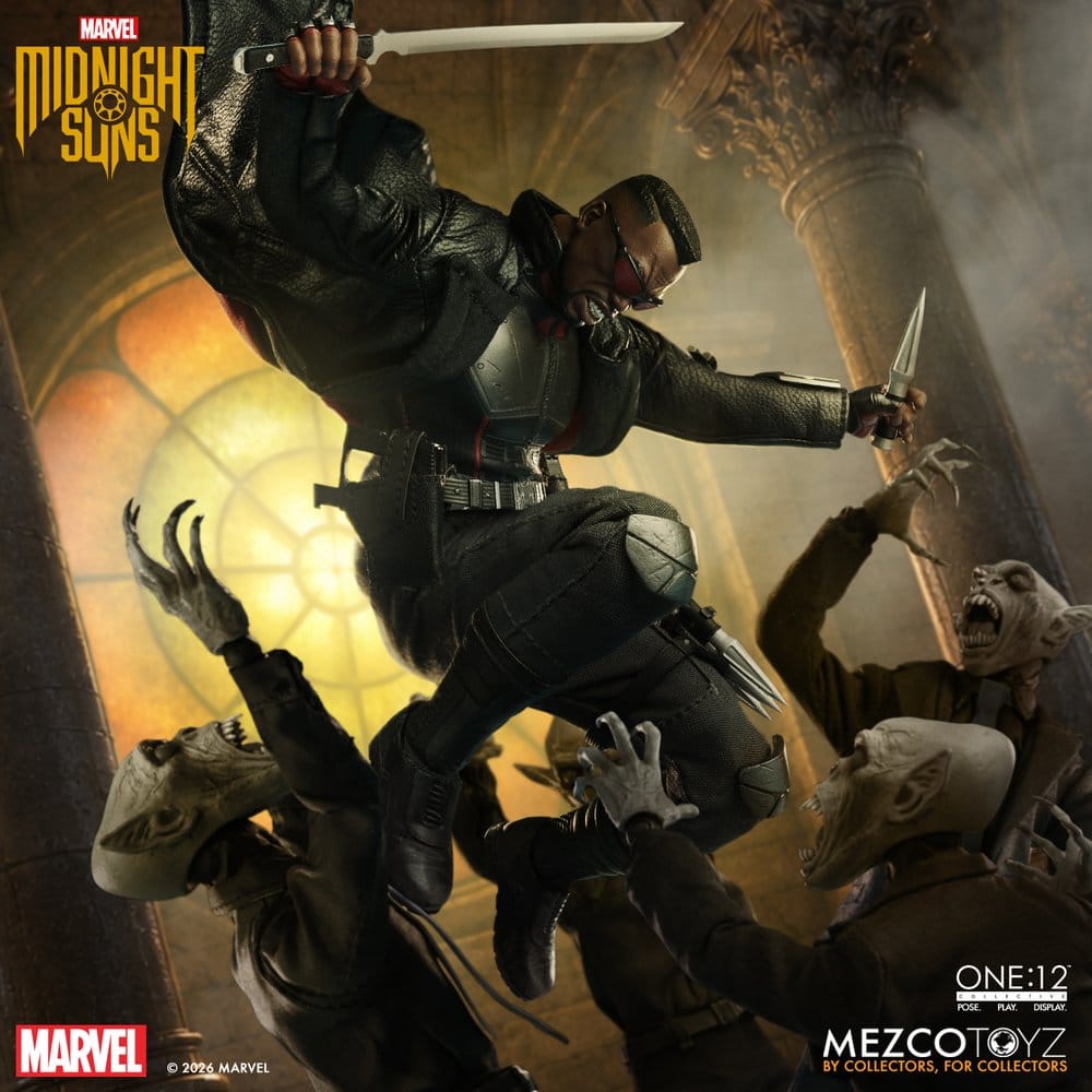 Marvel Comics One:12 Collective Action Figure 1/12 Blade 17 cm