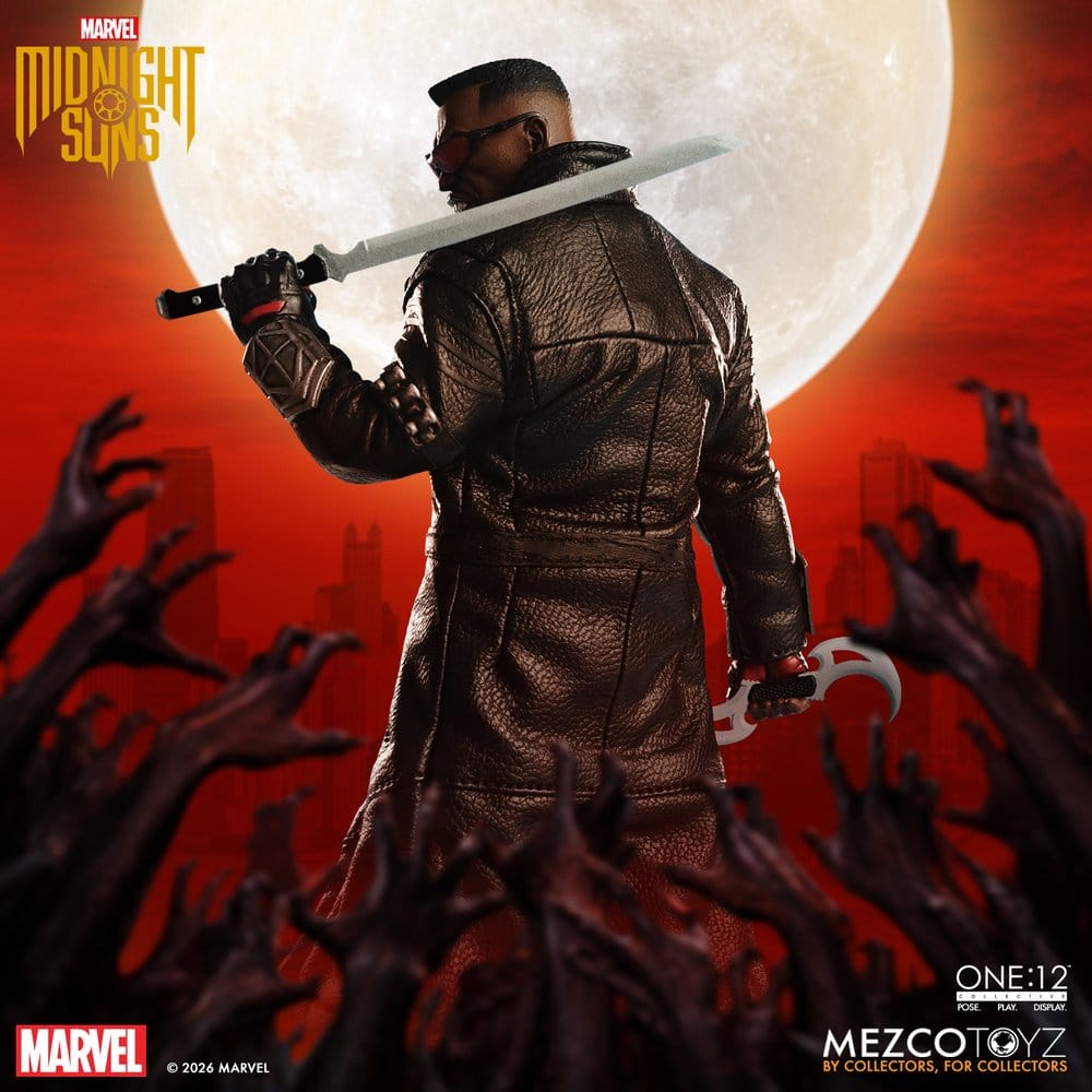 Marvel Comics One:12 Collective Action Figure 1/12 Blade 17 cm