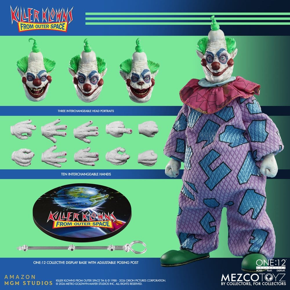 Killer Klowns From Outer Space One:12 Collective Action Figure 1/12 Jumbo 17 cm