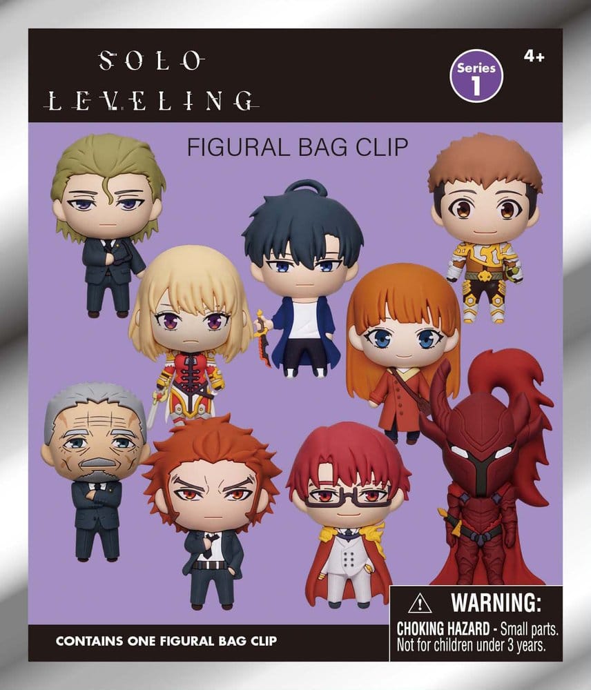 Solo Leveling 3D PVC Bag Clips Series 1 Blind Bag Display (24)