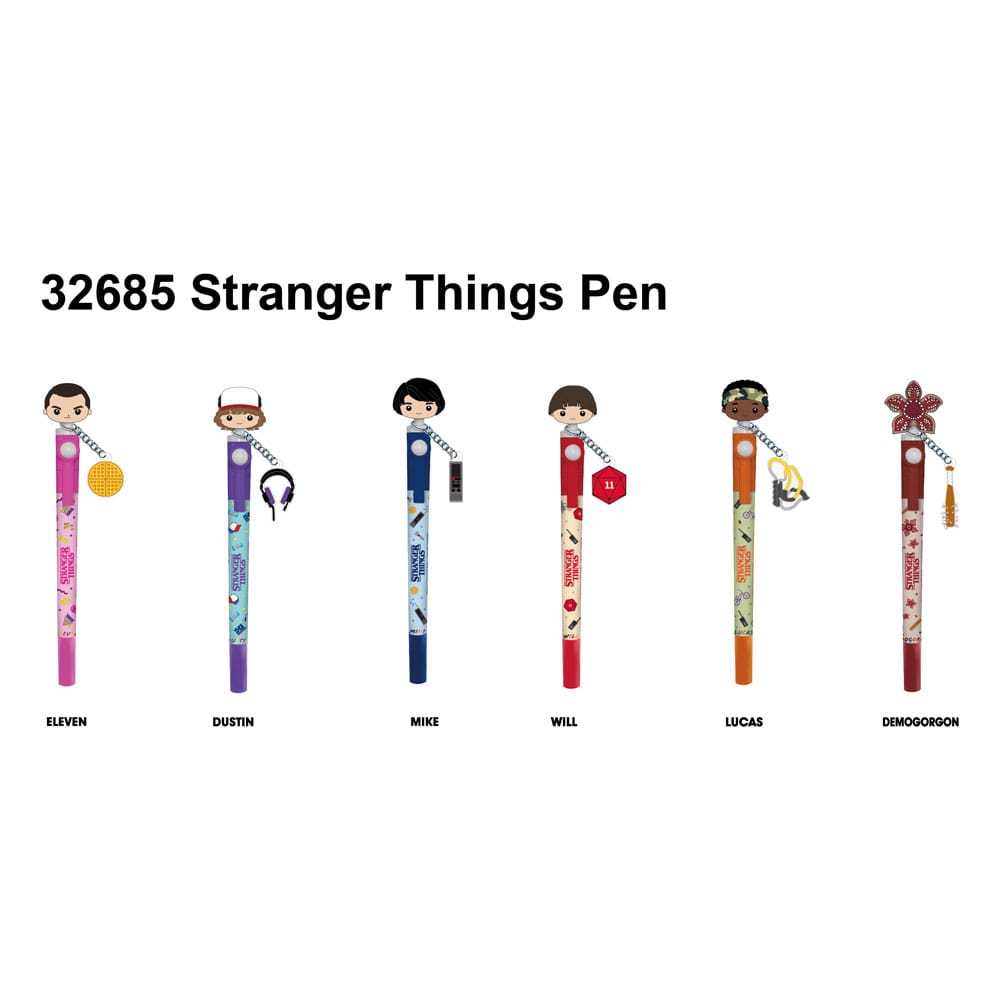 Stranger Things pen 3D Head Topper Spinning Pen
