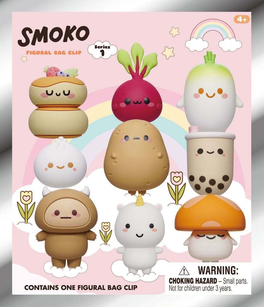 Smoko 3D Foam Bag Clips Serie 1 Display (24)