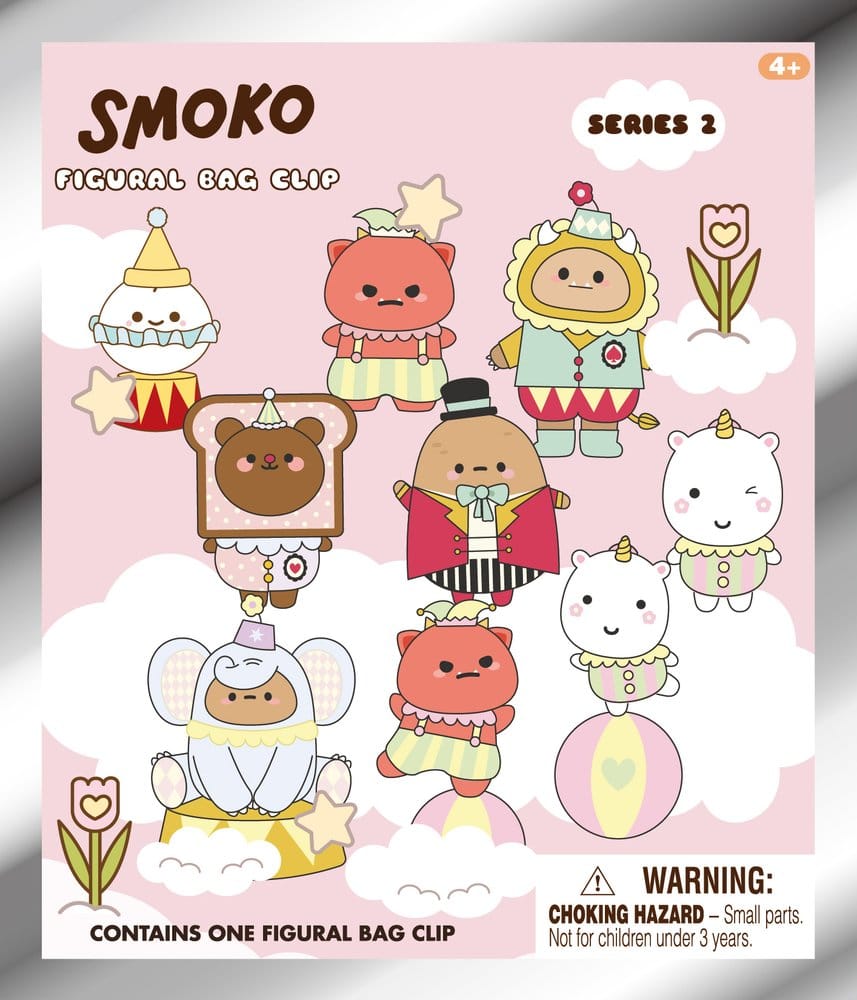 Smoko 3D PVC Bag Clips Series 2 Display (24)