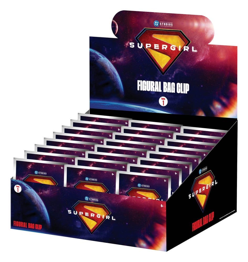 Supergirl 3D Foam Bag Clips Serie 1 Display (24)