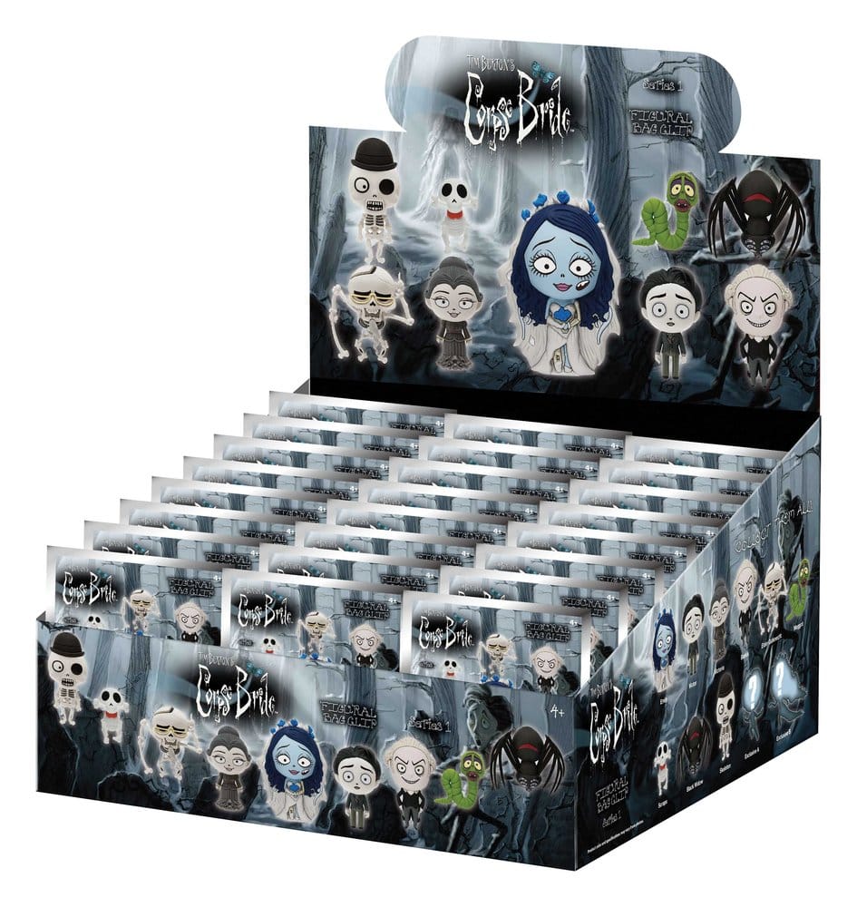 Corpse Bride 3D PVC Bag Clips Series 1 Blind Bag Display (24)