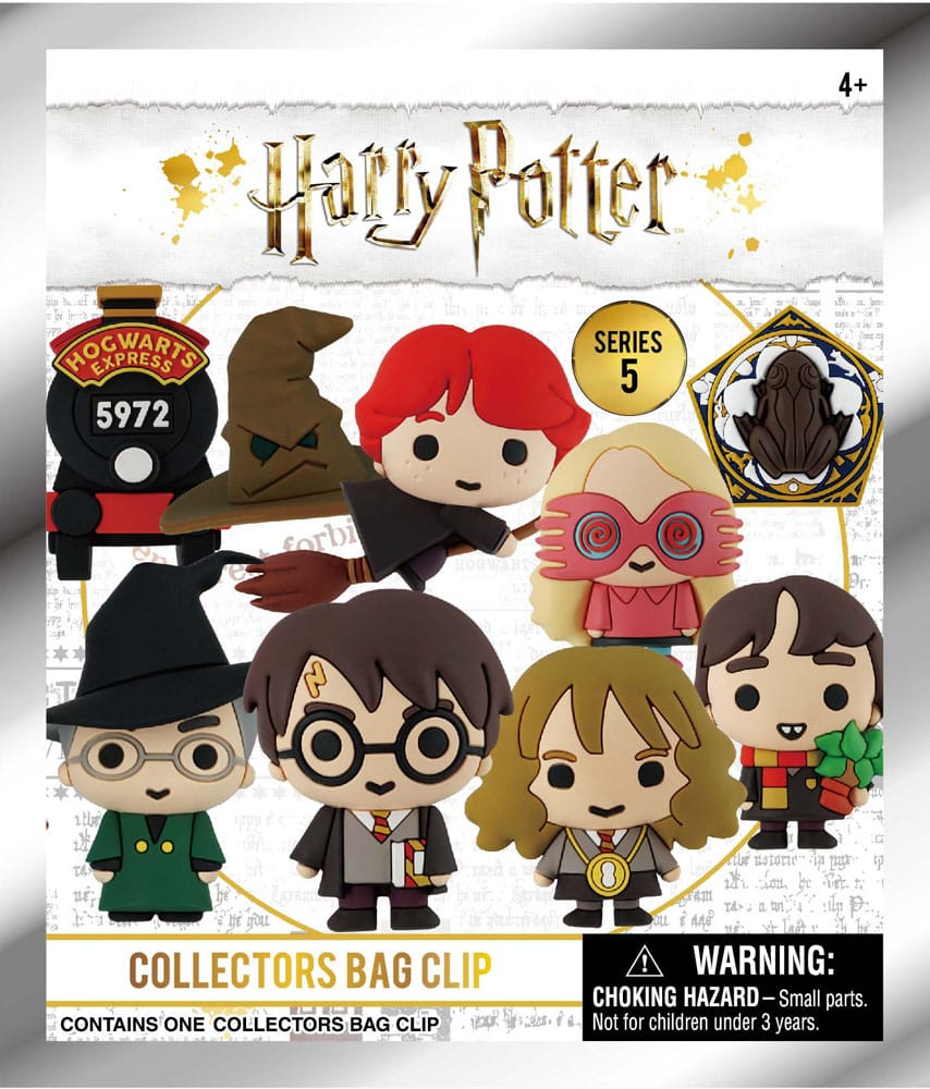 Harry Potter 3D PVC Bag Clips Series 5 Display (24)