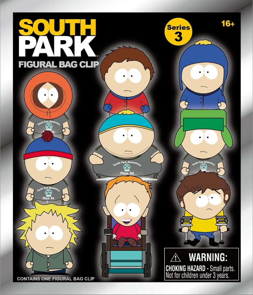South Park 3D PVC Bag Clips Series 3 Display (24)