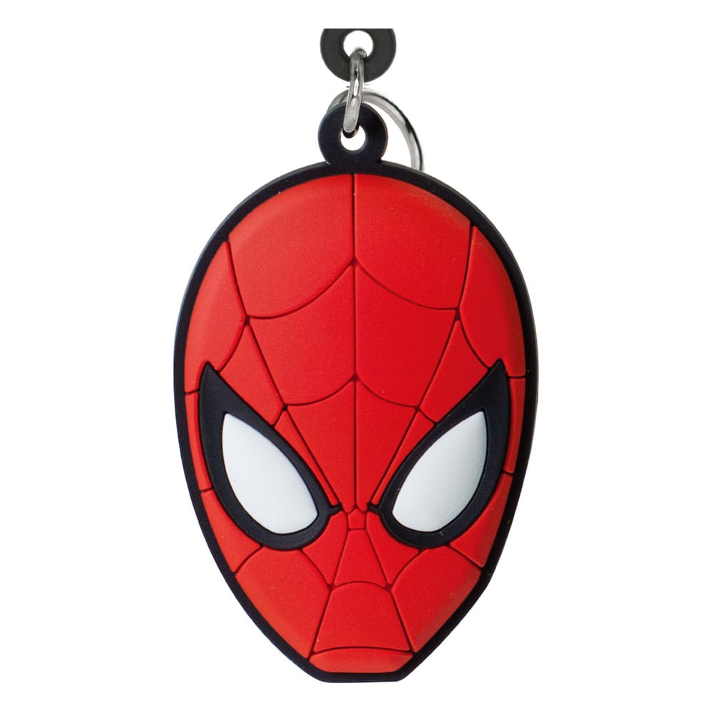 Marvel PVC Bag Clip Spider-Man Head