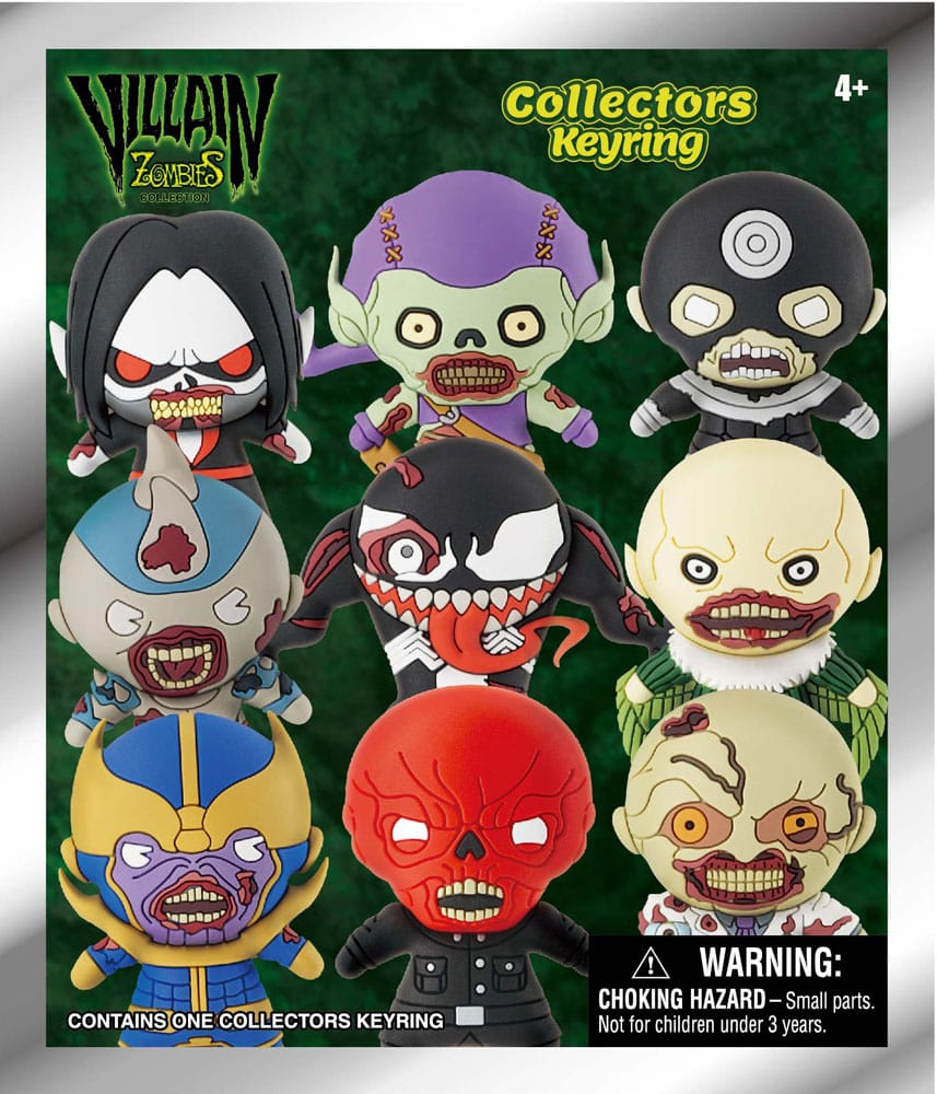 Marvel 3D PVC Bag Clips Series 1 Zombies Display (24)