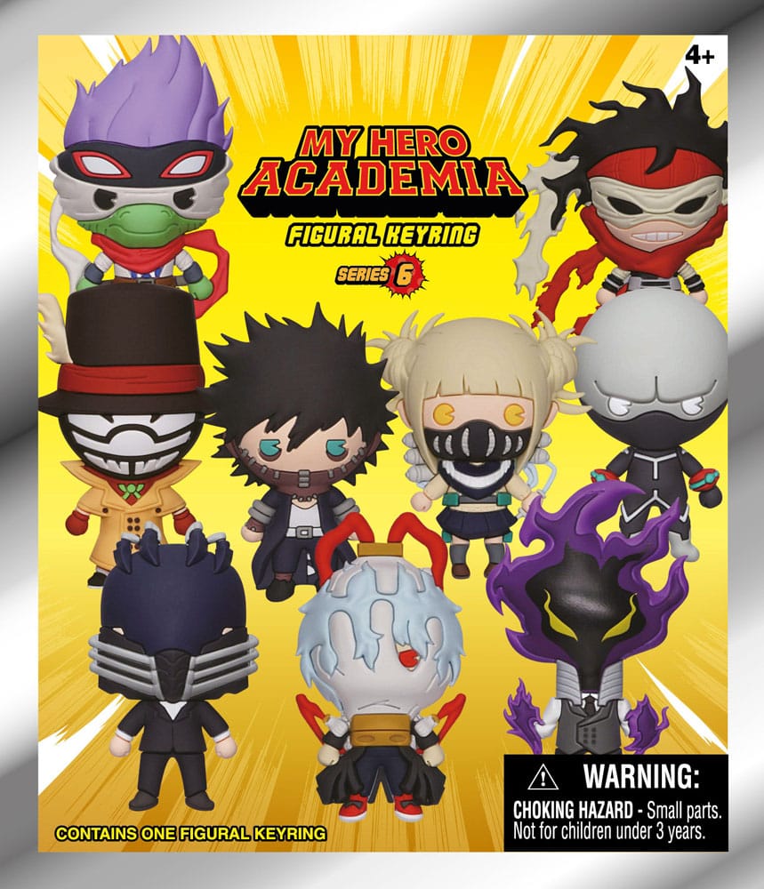 My Hero Academia 3D Foam Bag Clips Series 6 Display (24)