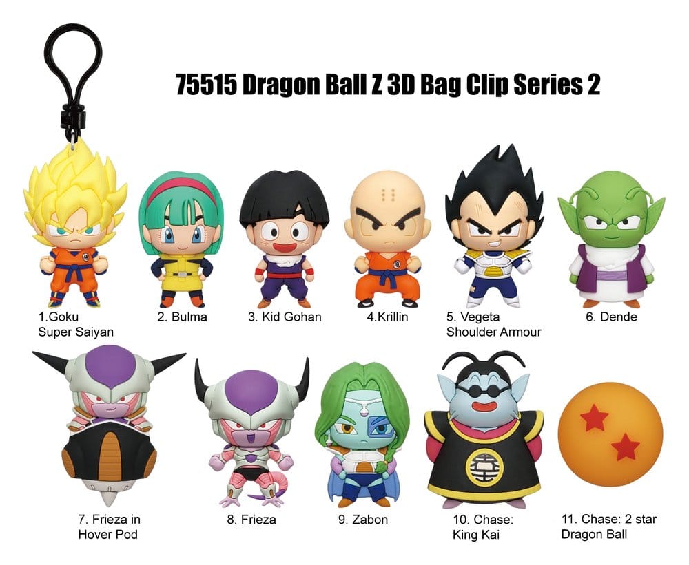 Dragon Ball 3D PVC Bag Clips Series 2 Blind Bag Display (24)