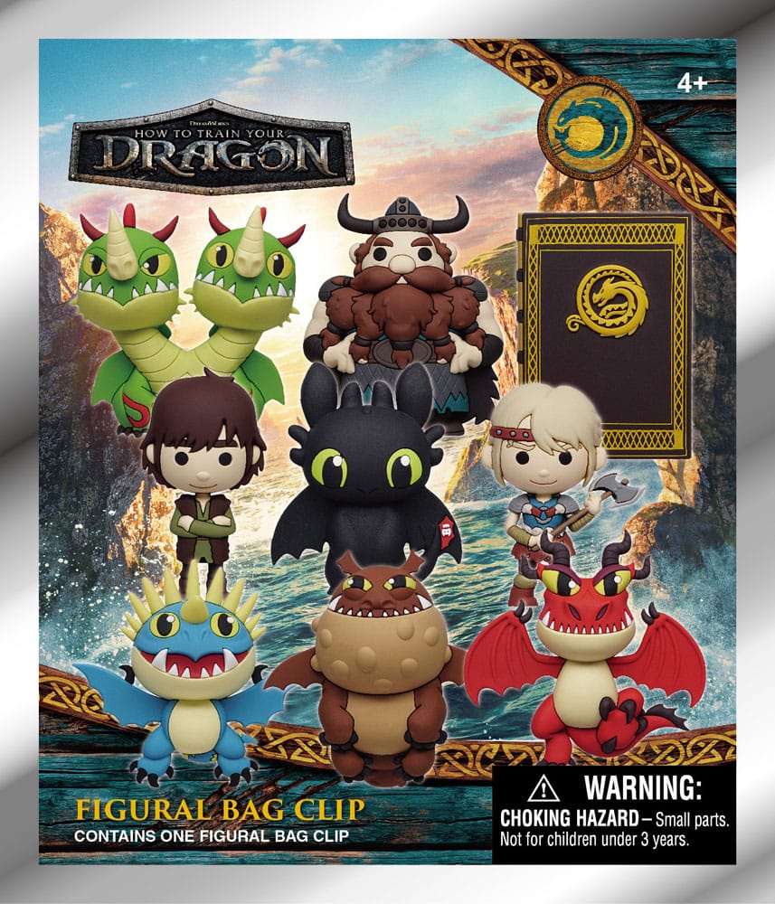 How to train your Dragon 3D PVC Bag Clips 2025 Movie Display (24)