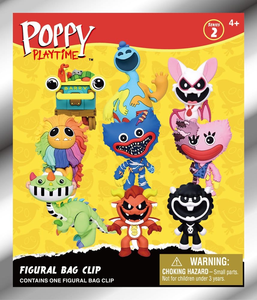 Poppy Playtime 3D Foam Bag Clips Serie 2 Display (24)