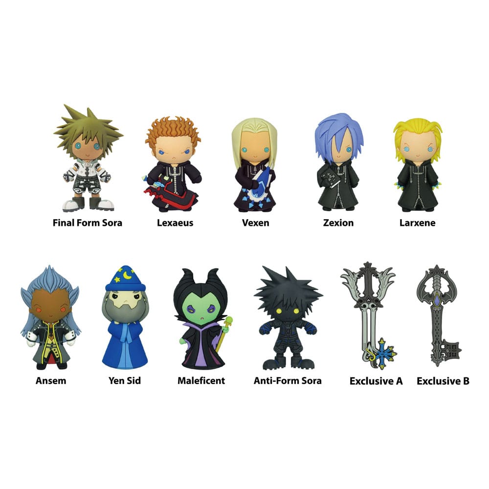 Kingdom Hearts PVC Bag Clips Series 2 Display (24)