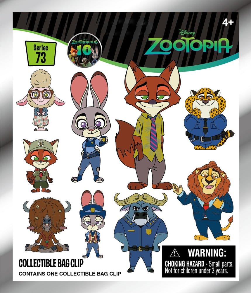 Zootopia 3D Foam Bag Clips Serie 73 Display (24)