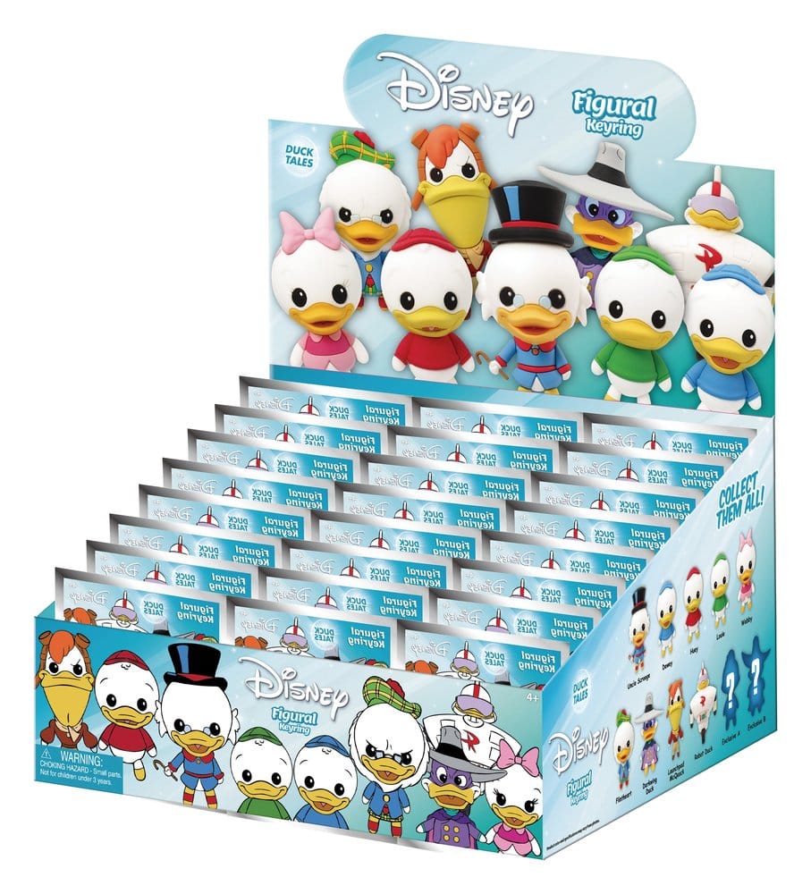 DuckTales 3D PVC Bag Clips Series 1 Blind Bag Display (24)