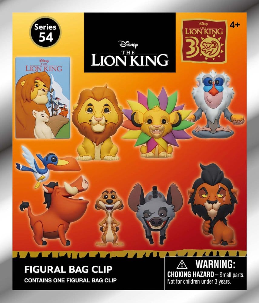Disney PVC Bag Clips The Lion King 30th Anniversary Display (24)
