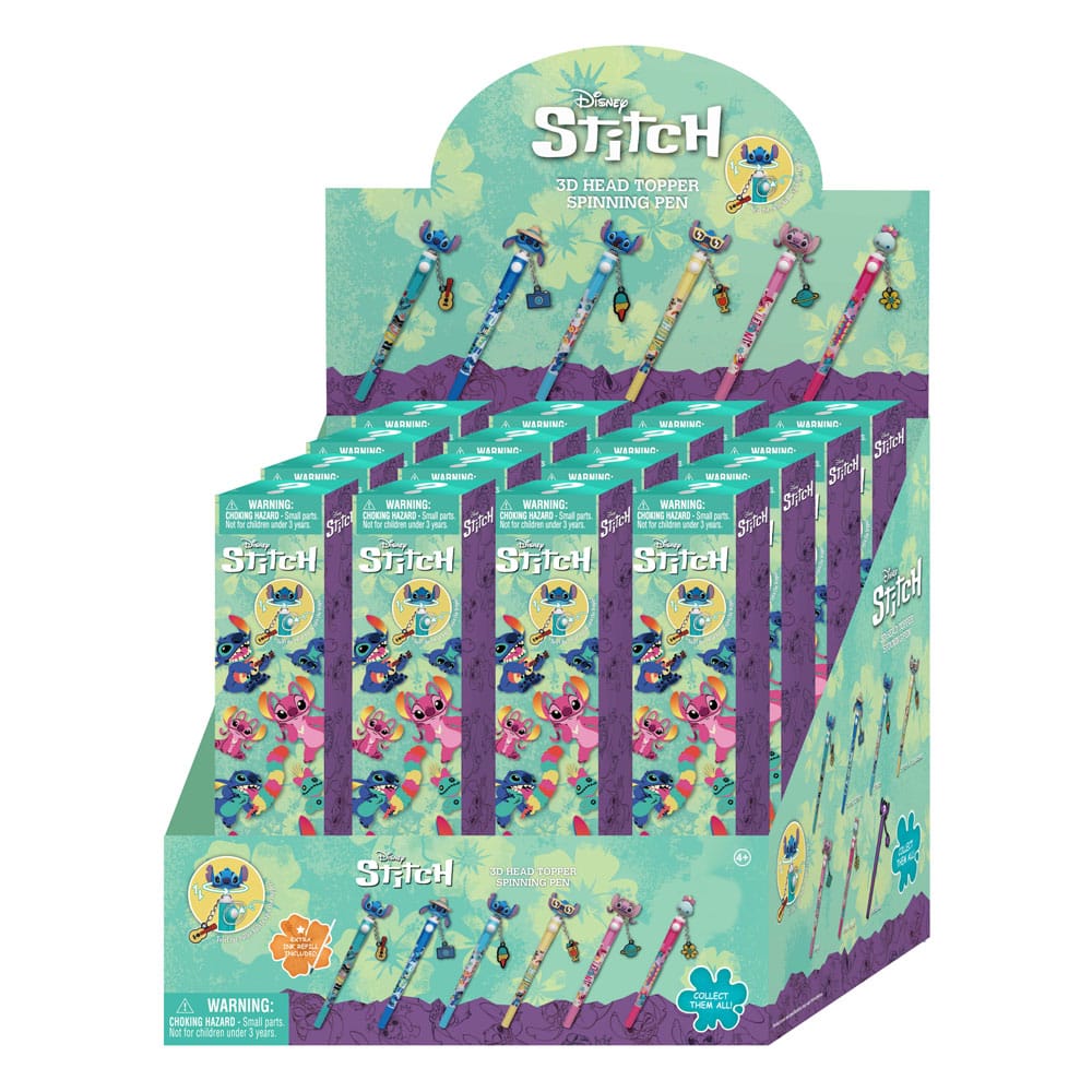 Stitch The Movie Stitch 3D Head Topper Spinning Pen