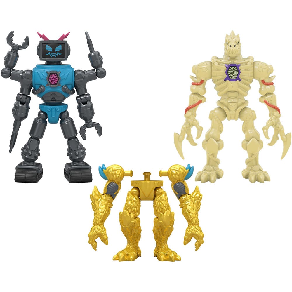 Mr. Beast Lab Hybrids Series 2 Mini Figure 2-Pack Lab-Bot vs Gid Skeleton 11 cm
