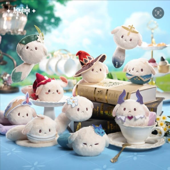 Genshin Impact Plush Figures Tea Party Companion Dodoco Blind Box 17-20 cm Display (9)