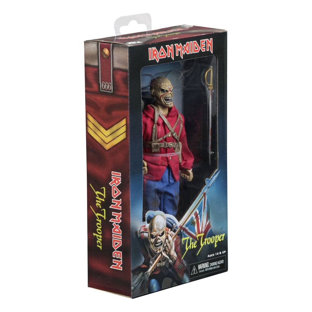 Iron Maiden Retro Action Figure Trooper Eddie 20 cm