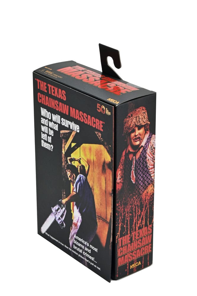 Texas Chainsaw Massacre Clothed Action Figure Leatherface 50th Anniversary 20 cm