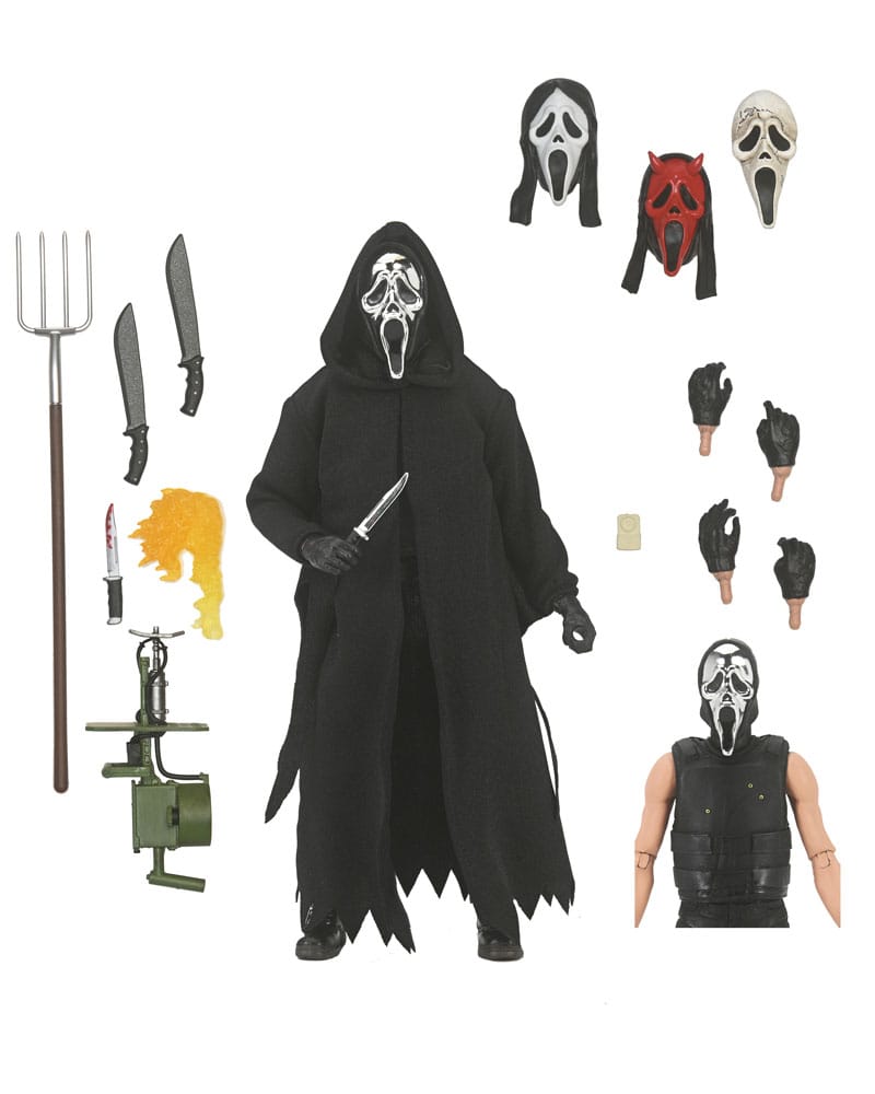 Scream Action Figure Ultimate Ghost Face Inferno 18 cm