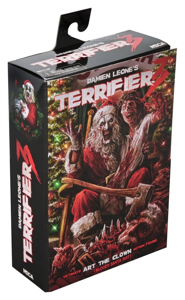 Terrifier 3 Action Figure Ultimate Santa Suit Art the Clown (Bloody Version) 18 cm