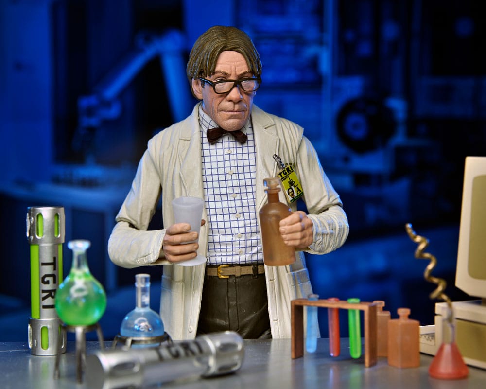 TMNT II: The Secret of the Ooze Action Figure 2-Pack Lab Coat Professor Perry and Hazmat Suit Professor Perry 18 cm