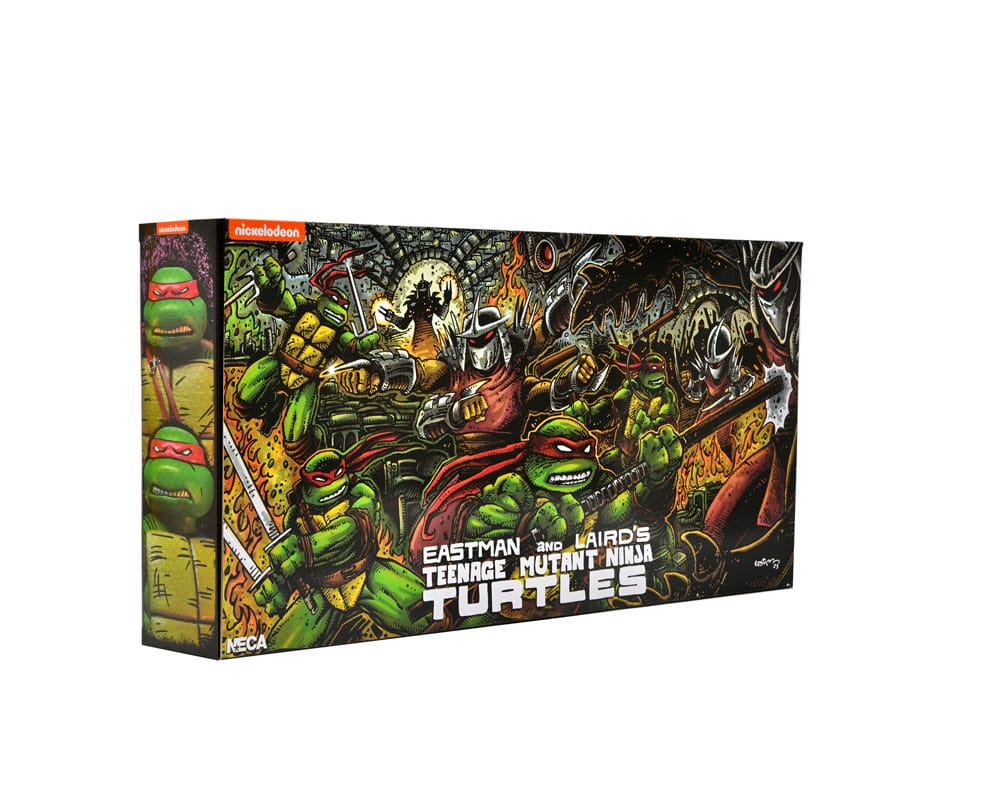 Teenage Mutant Ninja Turtles (Mirage Comics) Action Figures 4-Pack Leonardo, Raphael, Michelangelo, &amp; Donatello 18 cm