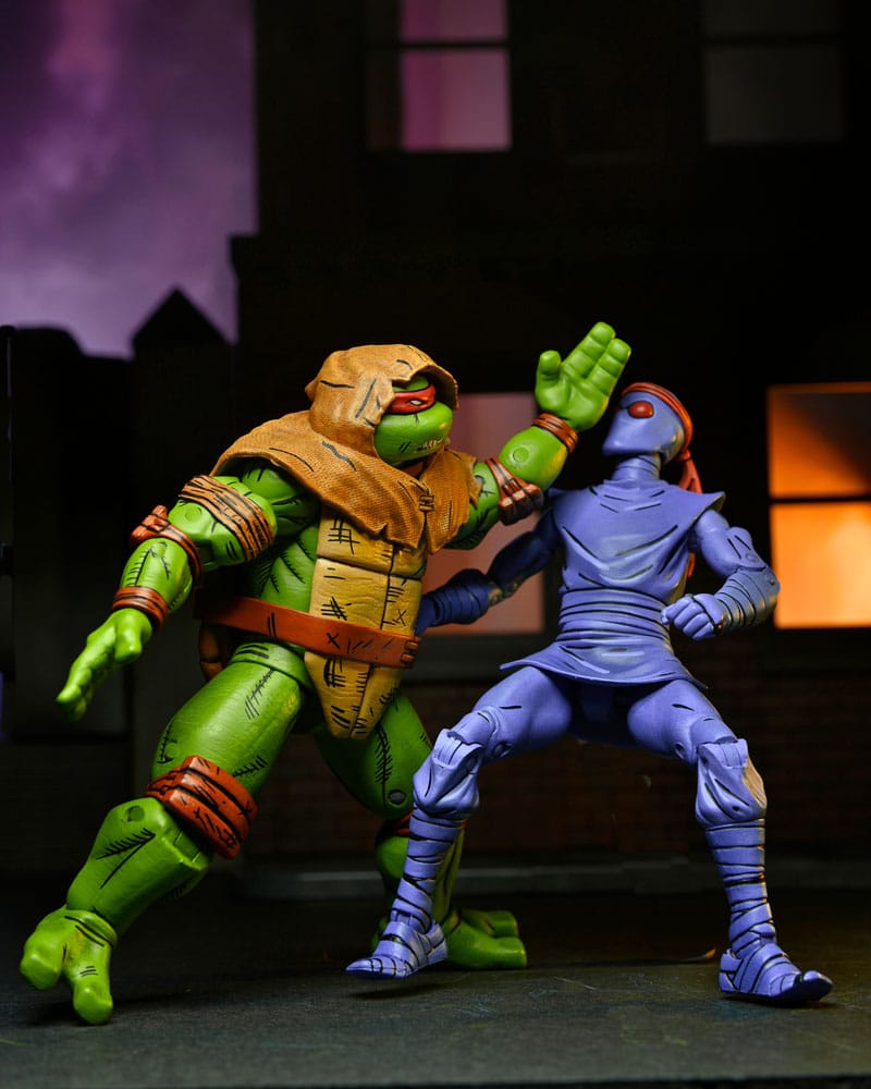 Teenage Mutant Ninja Turtles (Mirage Comics) Action Figures 4-Pack Leonardo, Raphael, Michelangelo, &amp; Donatello 18 cm