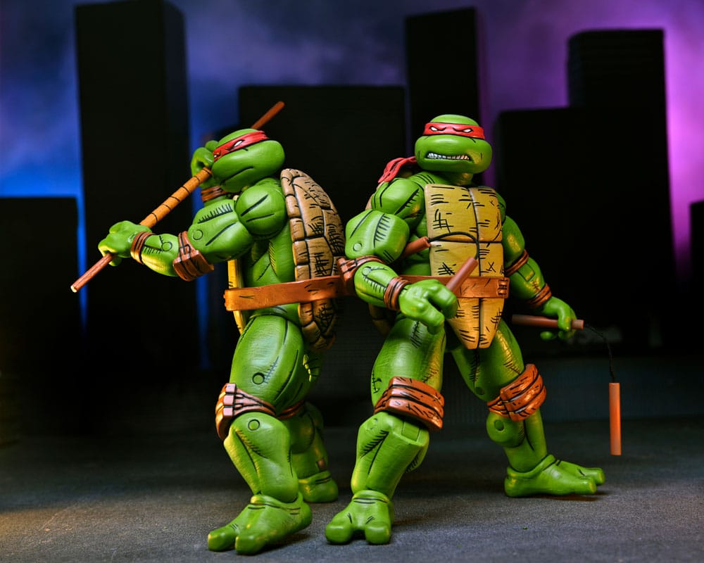 Teenage Mutant Ninja Turtles (Mirage Comics) Action Figures 4-Pack Leonardo, Raphael, Michelangelo, &amp; Donatello 18 cm