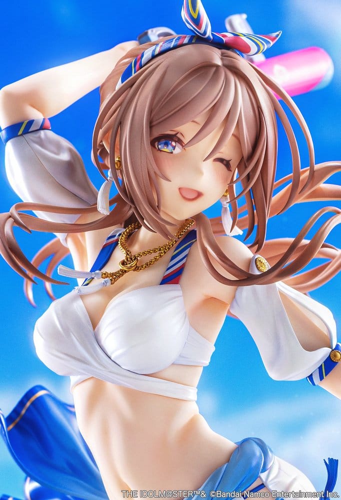 The Idolmaster Gakuen PVC Figure 1/7 Himesaki Rinami Kimi to Semi Blue Ver. With Bonus 27 cm