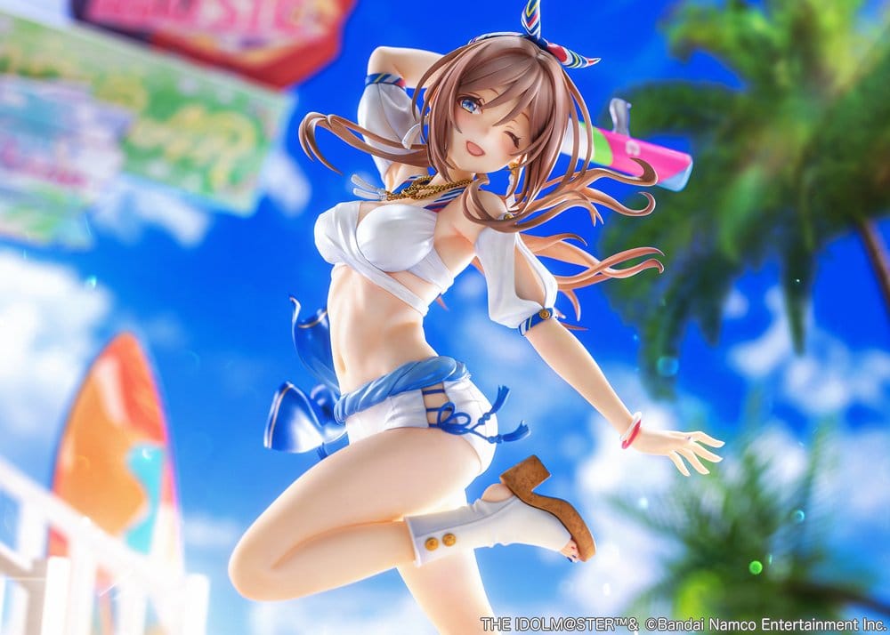 The Idolmaster Gakuen PVC Figure 1/7 Himesaki Rinami Kimi to Semi Blue Ver. With Bonus 27 cm